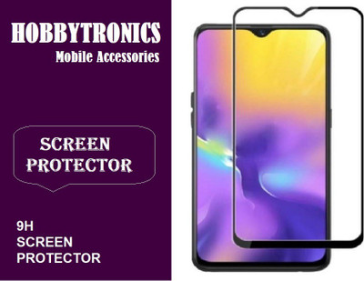 HOBBYTRONICS Edge To Edge Tempered Glass for Realme 3 Pro(Pack of 1)