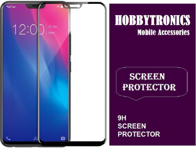 HOBBYTRONICS Edge To Edge Tempered Glass for Vivo V9(Pack of 1)