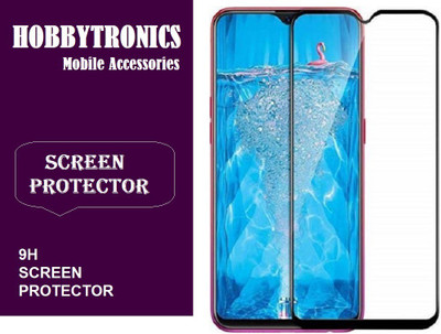 HOBBYTRONICS Edge To Edge Tempered Glass for Realme 3 Pro(Pack of 1)