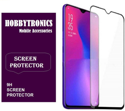 HOBBYTRONICS Edge To Edge Tempered Glass for OPPO F9 Pro(Pack of 1)