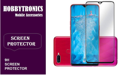 HOBBYTRONICS Edge To Edge Tempered Glass for OPPO F9 Pro(Pack of 1)