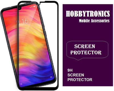 HOBBYTRONICS Edge To Edge Tempered Glass for Redmi Note 7, Redmi Note 7 Pro, Redmi Note 7S(Pack of 1)