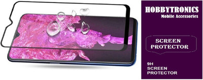 HOBBYTRONICS Edge To Edge Tempered Glass for Oppo F9(Pack of 1)