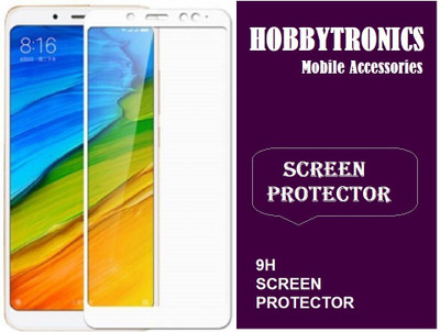 HOBBYTRONICS Edge To Edge Tempered Glass for Redmi Note 7(Pack of 1)