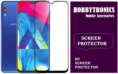 HOBBYTRONICS Edge To Edge Tempered Glass for Samsung Galaxy M10, Samsung Galaxy A10(Pack of 1)