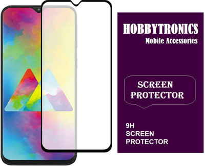 HOBBYTRONICS Edge To Edge Tempered Glass for Samsung Galaxy M10(Pack of 1)