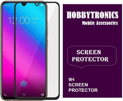 HOBBYTRONICS Edge To Edge Tempered Glass for Realme U1(Pack of 1)