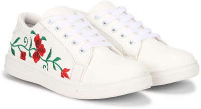 Saheb 408 Sneakers For Women(White , 10)