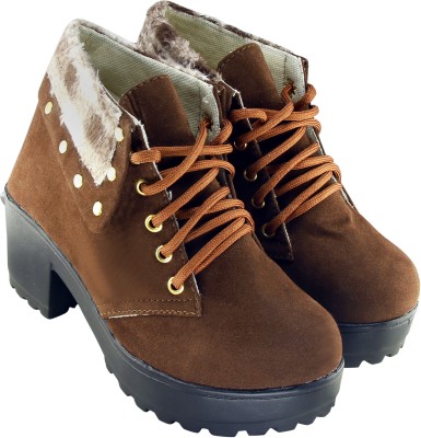 Clover Boots For Women(Brown)