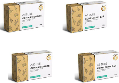 ASSURE Complexion Bar Unique Blend of Kesar Olive & Honey soap(4 x 75 g)