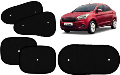 Auto Kite Side Window, Rear Window Sun Shade For Ford Aspire(Black)