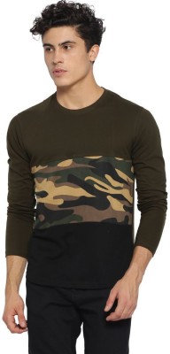 CAMPUS SUTRA Printed Men Round Neck Multicolor T-Shirt