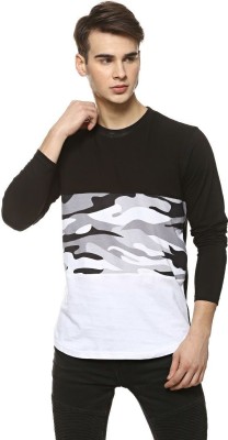 CAMPUS SUTRA Printed Men Round Neck White T-Shirt