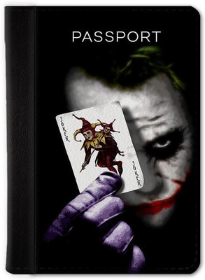 QRIOH Joker Passport Passport Holder Wallet(Multicolor)