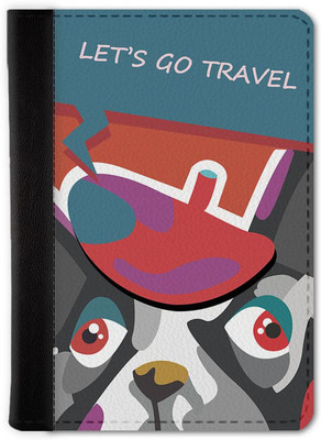 QRIOH Let's Go Travel Passport Holder Wallet(Multicolor)