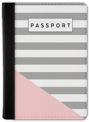 QRIOH Mixed Pattern Passport Holder Wallet(Multicolor)