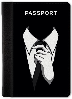 QRIOH Gentlemen Passport Holder Wallet(Multicolor)
