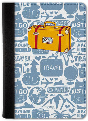 QRIOH Explore Traveling Passport Holder Wallet(Multicolor)