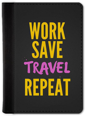 QRIOH Work Save Travel Passport Holder Wallet(Multicolor)
