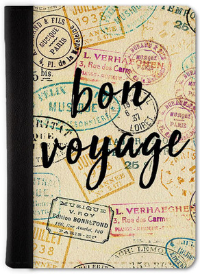 QRIOH Bon Voyage Passport Holder Wallet(Multicolor)