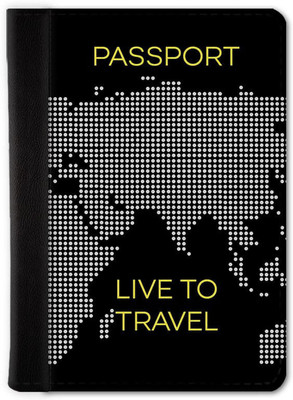 QRIOH Live to Travel Passport Passport Holder Wallet(Multicolor)