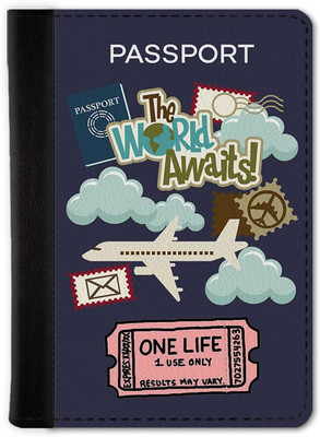 QRIOH One Life Passport Holder Wallet(Multicolor)