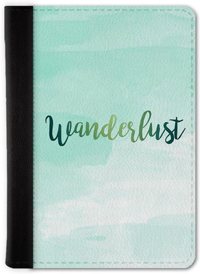 QRIOH Green Wanderlust Passport Holder Wallet(Multicolor)