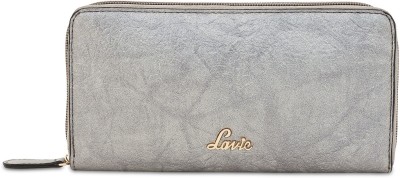 LAVIE Women Casual Grey Artificial Leather Wallet(8 Card Slots)