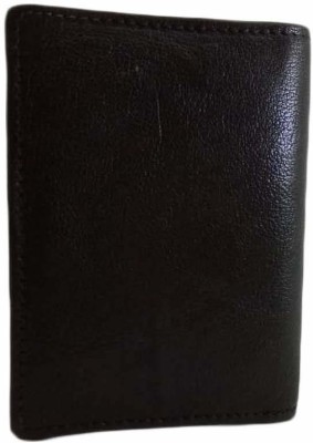 Asvini Enterprises Men Casual Black Genuine Leather Wallet(6 Card Slots)