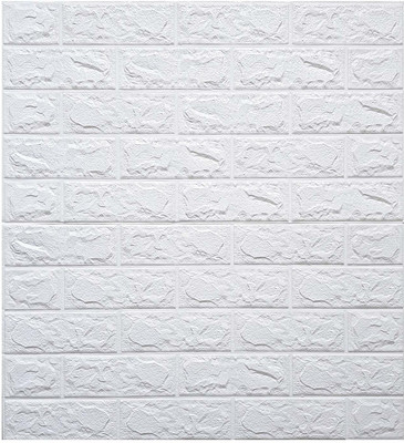 HARISWARUP Vinyl Abstract White Wallpaper(L x W: 77 cm x 70 cm)