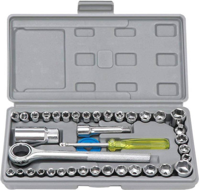PreeX W S 01 40 in 1 Pcs Wrench Tool Kit & Screwdriver and Socket Set Single Sided Rachet Wrench(Pack of 1)