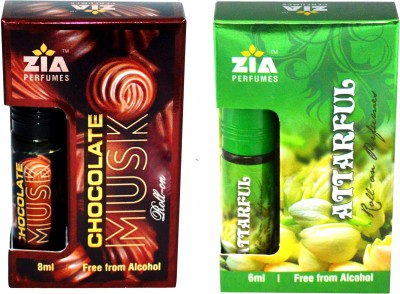 ZIA CHOCOLATE MUSK and ATTARFUL Special Malaysian Edition Floral Attar(Floral)