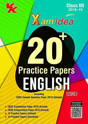Xam Idea 20 Plus Cbse Sample Papers English(Core) Class 12 for 2019 Exam  - Including CBSE Sample Question Paper 2019 (Solved) Class 12(English, Paperback, unknown)