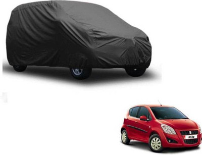DRUPE Car Cover For Maruti Suzuki Wagon R 1.0, Celerio, Ignis (Without Mirror Pockets)(Grey, For 2010 Models)