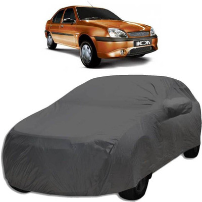 INTUF Car Cover For Ford Ikon (Without Mirror Pockets)(Grey)
