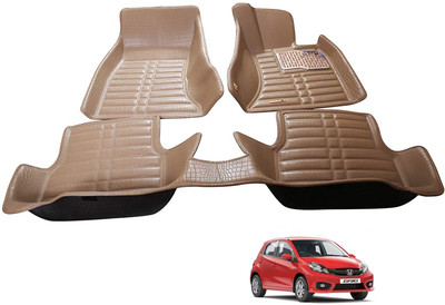 AYW Plastic 5D Mat For  Honda Brio(Beige)