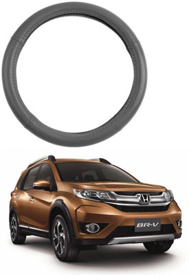 MATIES Steering Cover For Honda Universal For Car(Grey, Leatherite)