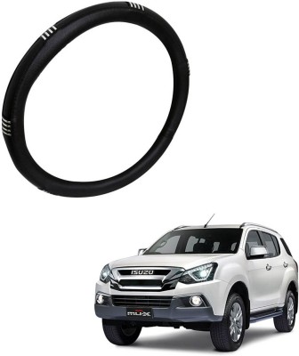 AYW Steering Cover For Isuzu MU-7 -2014(Chrome, Black, Leather)