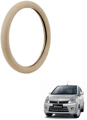MATIES Steering Cover For Maruti Universal For Car(Beige, Leatherite)