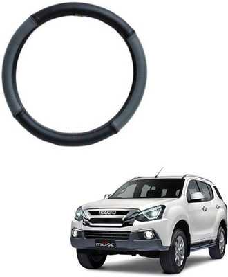 AYW Steering Cover For Isuzu MU-7 -2014(Grey, Black, Leather)