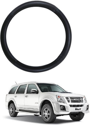 AYW Steering Cover For Isuzu MU-7(Black, Leather)