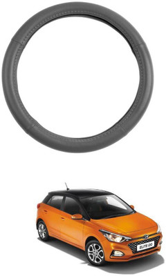 MATIES Steering Cover For Hyundai Universal For Car(Grey, Leatherite)