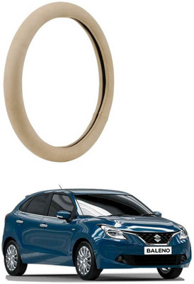 MATIES Steering Cover For Maruti Universal For Car(Beige, Leatherite)