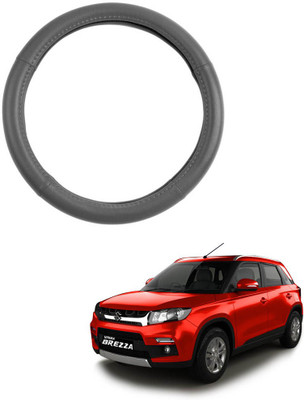 MATIES Steering Cover For Maruti Universal For Car(Grey, Leatherite)