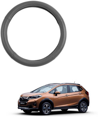 MATIES Steering Cover For Honda Universal For Car(Grey, Leatherite)