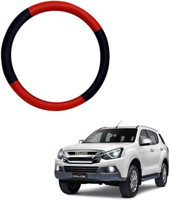 AYW Steering Cover For Isuzu MU-7 -2014(Red, Black, Leather)