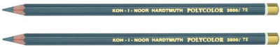 KOHINOOR Polycolor Artist's Coloured Pencils Hexagonal Shaped Color Pencils(Set of 2, Slate Grey)