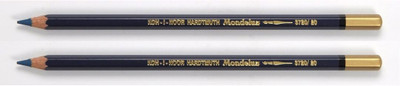 KOHINOOR Mondeluz Artist's Water Soluble Coloured Pencils Hexagonal Shaped Color Pencils(Set of 2, Prussian Blue)