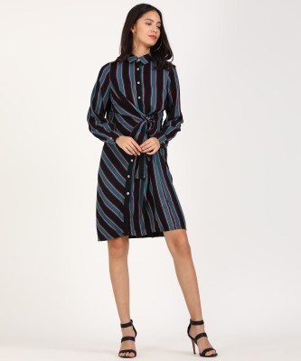 Cover Story Women Shirt Multicolor Dress