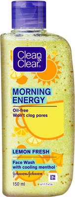 Clean & Clear Morning Energy Lemon Fresh Face Wash  (150 Ml) For Rs. 44 @ 76 %